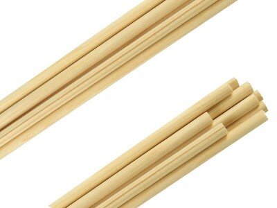Aste in legno
