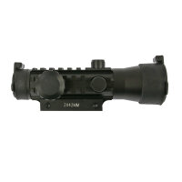 OPTACS 2x42 - illuminazione rossa/verde inclusa - mirino a punto rosso