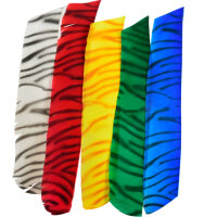 BEARPAW Zebra - Piume naturali - 4 o 5 pollici