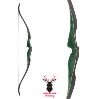 JACKALOPE - Malachite+ - 60 pollici - Arco ricurvi One Piece - 30-60 lbs