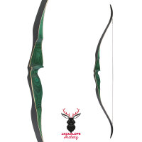 JACKALOPE - Malachite+ - 60 pollici - Arco ricurvi One Piece - 30-60 lbs