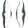 JACKALOPE - Malachite+ - 60 pollici - Arco ricurvi One Piece - 30-60 lbs