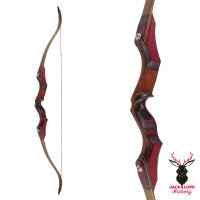 JACKALOPE - Red Beryl - 62 Zoll - Refined Recurvebogen Take Down - 20-50 lbs