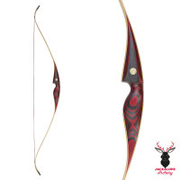 JACKALOPE - Red Beryl - 64 Zoll - One Piece Recurvebogen - 25-50 lbs