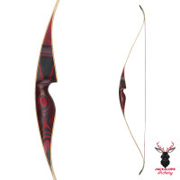JACKALOPE - Red Beryl - 64 Zoll - One Piece Recurvebogen - 25-50 lbs
