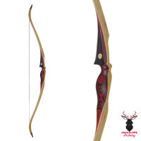 JACKALOPE - Red Beryl - 64 Zoll - One Piece Recurvebogen - 25-50 lbs