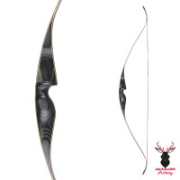 JACKALOPE - Obsidian - 62 pollici - Arco ricurvi One Piece - 20-50 lbs