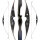 JACKALOPE - Obsidian - 62 pollici - Arco ricurvi One Piece - 20-50 lbs