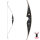 JACKALOPE - Obsidian - 62 pollici - Arco ricurvi One Piece - 20-50 lbs