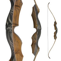 JACKALOPE - Obsidian - 62 pollici - Arco ricurvo classico...