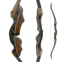 JACKALOPE - Obsidian - 62 pollici - Arco ricurvo classico Take Down - 20-50 lbs