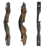 JACKALOPE - Obsidian - 62 pollici - Arco ricurvo classico Take Down - 20-50 lbs