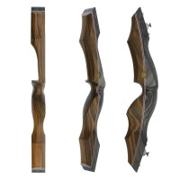 JACKALOPE - Obsidian - 62 pollici - Arco ricurvo classico Take Down - 20-50 lbs