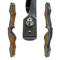 JACKALOPE - Obsidian - 62 pollici - Arco ricurvo classico Take Down - 20-50 lbs