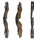 JACKALOPE - Obsidian - 62 pollici - Arco ricurvo classico Take Down - 20-50 lbs