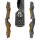 JACKALOPE - Obsidian - 62 pollici - Arco ricurvo classico Take Down - 20-50 lbs