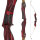 JACKALOPE - Red Beryl - 64 pollici - Arco ricurvo classico Take Down - 25-50 lbs