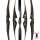 JACKALOPE - Obsidian - 68 pollici - Arco lungo - 25-50 lbs