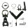 SET Compound - Caccia I - Set di accessori per Arco compound