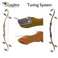 RAGIM Wildcat Plus - 62-70 pollici - 12-40 lbs - Take Down - Arco ricurvo