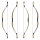 DRAKE Arban - 58 pollici - 26-60 lbs - Archi da Cavallo mongoli