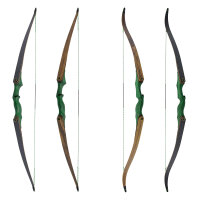JACKALOPE - Malachite - 60 pollici - 30-60 lbs - Arco ricurvo o ibrido da abbattere