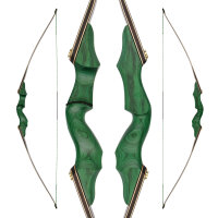 JACKALOPE - Malachite - 60 pollici - 30-60 lbs - Arco ricurvo o ibrido da abbattere