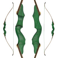 JACKALOPE - Malachite - 60 pollici - 30-60 lbs - Arco ricurvo o ibrido da abbattere