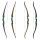 JACKALOPE - Malachite - 60 pollici - 30-60 lbs - Arco ricurvo o ibrido da abbattere