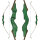 JACKALOPE - Malachite - 60 pollici - 30-60 lbs - Arco ricurvo o ibrido da abbattere