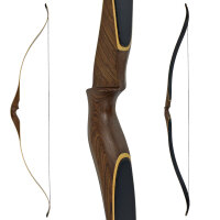 ANTUR Nesta Nero - 60 pollici - 15-55 lbs - Arco ricurvo