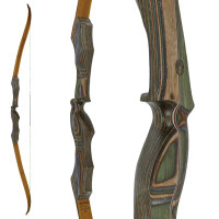 JACKALOPE - Tourmaline - 64 Zoll - Classic Recurvebogen Take Down - 25-50 lbs
