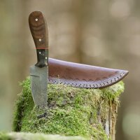elTORO Corno di noce - Damasco - Coltello da caccia -...