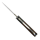 elTORO Corno di noce - Damasco - Coltello da caccia - 9,5cm - fodero in pelle incluso