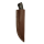 elTORO Corno di bufalo - Damasco - Coltello da caccia - 10cm - fodero in pelle incluso