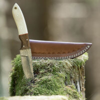 elTORO Corno di noce - Damasco - Coltello da caccia -...