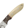 elTORO Corno di noce - Damasco - Coltello da caccia - 10cm - fodero in pelle incluso