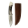 elTORO Osso di bufalo - Damasco - Coltello da caccia - 11 cm - fodero in pelle incluso