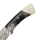 elTORO Osso di bufalo - Damasco - Coltello da caccia - 11 cm - fodero in pelle incluso