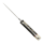 elTORO Osso di bufalo - Damasco - Coltello da caccia - 11 cm - fodero in pelle incluso