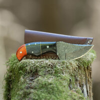 elTORO Skinner Horn - Coltello da scuoio in acciaio...