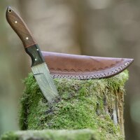 elTORO Corno di noce - Damasco - Coltello da caccia -...