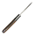 elTORO Corno di noce - Damasco - Coltello da caccia - 10cm - fodero in pelle incluso