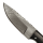 elTORO Corno di noce - Damasco - Coltello da caccia - 10cm - fodero in pelle incluso