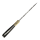 elTORO Corno dottone - Damasco - Coltello da caccia - 12,3 cm - fodero in pelle incluso
