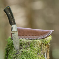 elTORO Corno dacciaio - Damasco - Coltello da caccia -...