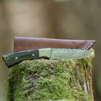 elTORO Corno dacciaio - Damasco - Coltello da caccia -...