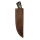 elTORO Corno dacciaio - Damasco - Coltello da caccia - 10cm - fodero in pelle incluso