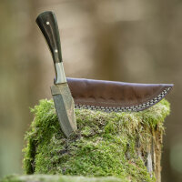 elTORO Corno dacciaio - Damasco - Coltello da caccia -...