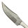 elTORO Corno dacciaio - Damasco - Coltello da caccia - 10cm - fodero in pelle incluso